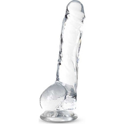 Blush Naturally Yours Crystalline Diamond Ρεαλιστικό Dildo με Βεντούζα & Όρχεις 20cm Flesh