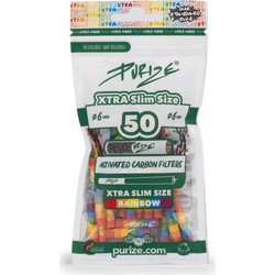 Φίλτρο Purize Extra Slim 50 Ενεργού Ανθρακα 6mm - Rainbow