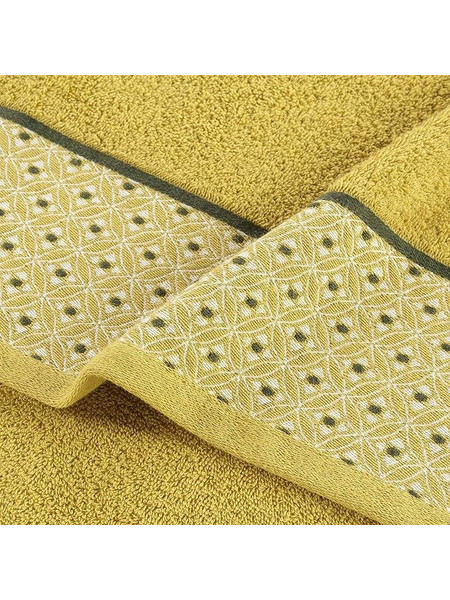 Douceur d'Interieur Πετσέτα Χεριών Βαμβακερή jacquard Belina Όχρα 30x50cm
