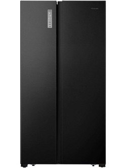 Hisense RS677N4BFE Ψυγείο Ντουλάπα 519lt Full No Frost Υ178.6xΠ91xΒ64.3cm Μαύρο