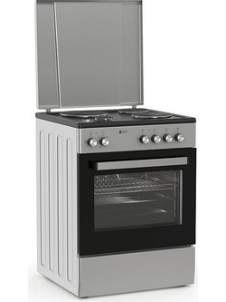 Thermogatz TGS E121 S Turbo 04.402.052 Κουζίνα Ηλεκτρική 60lt με Εμαγιέ Εστίες 60cm