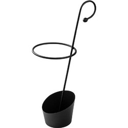 Ομπρελοθήκη 247HFM1226 34x23x67cm Black Aberto Design Μέταλλο