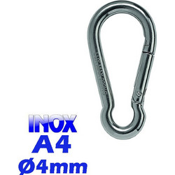 M8249-04 Γάντζος πυροσβεστικός - καραμπινερ O4mm INOX A4