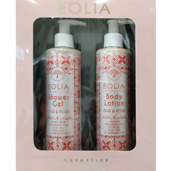 Eolia Cosmetics Oud & Rose Body Lotion 250ml + Shower Gel 250ml