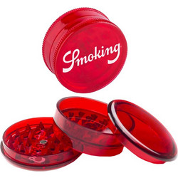 Smoking Grinder Τρίφτης Πλαστικός Red 45mm - 2 Parts
