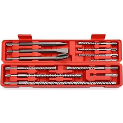 Kraft&Dele Σετ Τρυπάνια SDS+ με Σμίλες 12 τμχ Kraft&Dele KD-10206