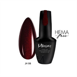 Mixcoco JH-08 Glitter Ημιμόνιμο Βερνίκι Νυχιών 15ml