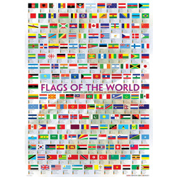 Puzzle Eurographics Flags Of The World 1000 Κομμάτια