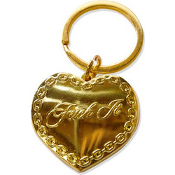 HUF BE MINE KEYCHAIN