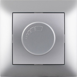 Entac Arnold Recessed wall switch dimmer max.200W Silver
