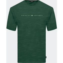 REBASE T-Shirt with Print Ανδρική Κοντομάνικη Μπλούζα σε Πράσινο Χρώμα