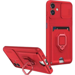 Bodycell Multifunction Θήκη με Λουράκι Λαιμού Red (Samsung Galaxy A06)