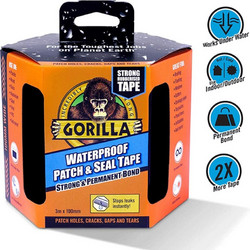 Ταινία στεγανωποίησης Gorilla Μαύρη 10cm x 3m