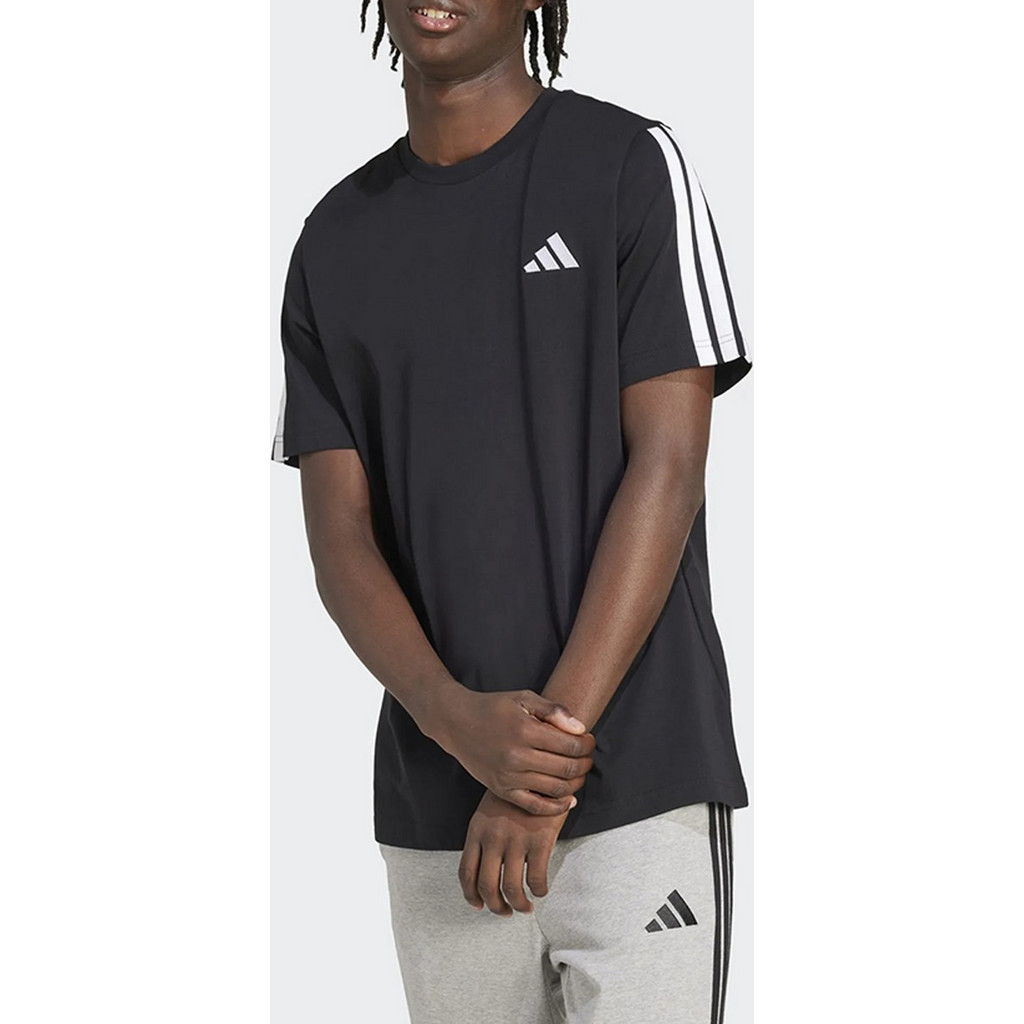 Adidas Sportswear Men 39s 3-Stripes Single Jersey Tee JV6783