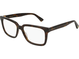 Gucci GG0160O 006 Γυναικείος Σκελετός Γυαλιών Οράσεως Κοκάλινος Καφέ
