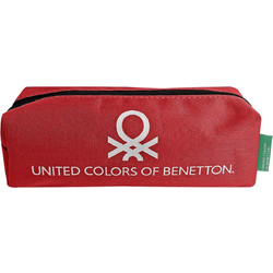 Benetton United Colors Κασετίνα Βαρελάκι Κόκκινη 1015F-9306R