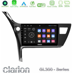 Clarion U-GL3-TY0158 Ηχοσύστημα Αυτοκινήτου με Οθόνη Αφής USB & GPS