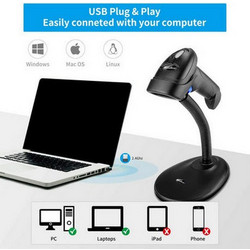 NETUM NT-L6S 1D WIRELESS NETUM (NT-L6S) BARCODE SCANNER WITH STAND