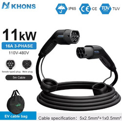Khons KH11K1635M 11kW Τριφασικό Type 2 - Type 2 5m