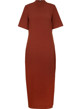 Φόρεμα Crepe JOOP! Copper Brown