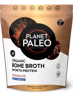 Planet Paleo Organic Bone Broth Sports Protein Chocolate Πρωτεΐνη 480gr