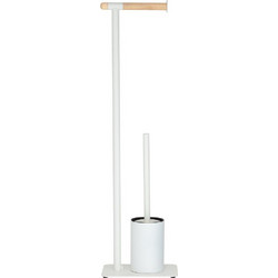 Σετ Μπάνιου Χαρτοθήκη & Πιγκάλ Accessories Brix Toilet Rack White Sealskin (20x15x71,5)
