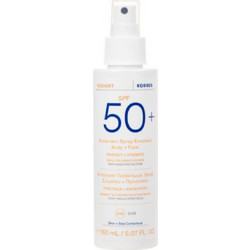 Korres Yoghurt Sensitive Skin Αντηλιακό Spray Προσώπου & Σώματος SPF50 150ml