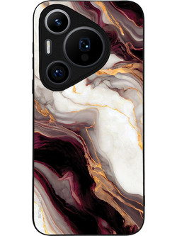 Sonique Marble Series Back Cover Burgundy (Huawei Pura 70 Pro)