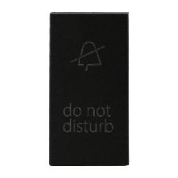 ΠΛΑΙΚΙΔΙΟ do not disturb ΜΑΥΡΟ ΙΝΟ LINEME - Lineme