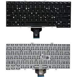 Πληκτρολόγιο για Dell Latitude 5400/5401/5411/5410/7400 KEY-117, US, μαύρο KEY-117