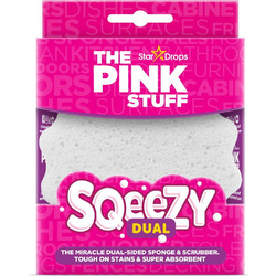 Σφουγγάρι The Pink Stuff Sqeezy Miracle Scrubber Double Sided White