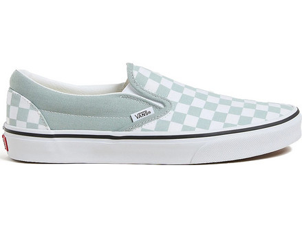 VANS Classic Slip-On Checkerboard Shoes - Pure Grey
