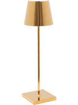 Φωτιστικό πορτατίφ 5W IP20 Επαναφορτιζόμενο Touch Dimmable 3CCT χρυσό 00321