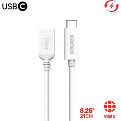Kanex USB-C To Usb Adapter 21 Cm (white) - (KU3CA107I)