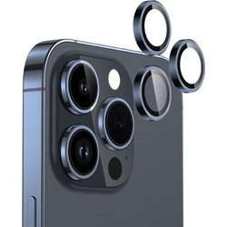 Lito - S+ Camera Glass Protector - iPhone 15 Pro / iPhone 15 Pro Max - Blue Titanium