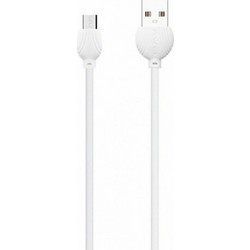 Awei Regular USB 2.0 to micro USB Cable Λευκό 1m (CL-61)