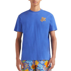 VILEBREQUIN Embroidered Turtle Organic Cotton T-Shirt - Marrakech Blue
