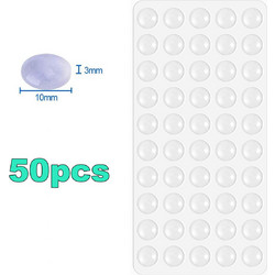 MIC ART 6900301 Αυτοκόλλητες Σταγόνες Σιλικόνης O10x3mm (50 τεμ)