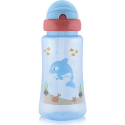Lorelli Sport Εκπαιδευτικό Κύπελλο με Καλαμάκι Blue 330ml