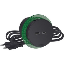 UNICA ΜΟΝΑΔΑ ΧΩΝΕΥΤΗ USB TYPE A ΚΑΙ TYPE C Φ60 ΑΝΘΡΑΚΙ SYSTEM+ SCHNEIDER ELECTRIC