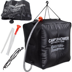 Ηλιακό Ντους Camping 40L 40 x 40 x 24.5 cm Μαύρο 5907451321980 Verk Group