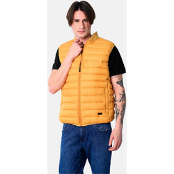 Paco & Co Αμάνικο Ανδρικό Μπουφάν Puffer Κίτρινο 2548209