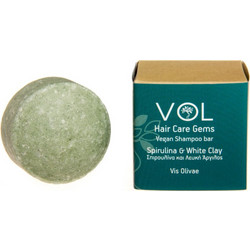 Vis Olivae Spirulina & White Clay Solid Shampoo 55gr