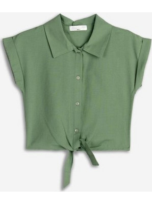 Παιδικό πουκάμισο for Funky Kids κορίτσι 6-16 ετών 125-508103-1 Πράσινο