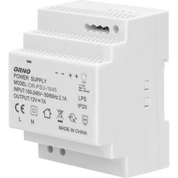 1645 ΤΡΟΦΟΔΟΤΙΚΟ ΡΑΓΑΣ 12VDC/7A ORNO | REDPOINT | 28465