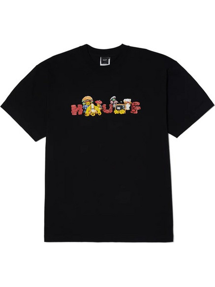 Huf Havecooth T-Shirt Ανδρικό (TS02408 BLACK) Μαύρο