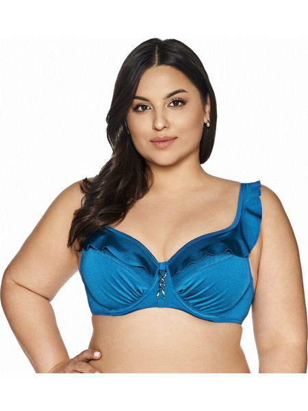 Ava Bikini Top με Ενίσχυση Μπλε SK213