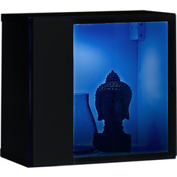 Swap Κρεμαστή Βιτρίνα Καφέ Δρυς 30x30x25