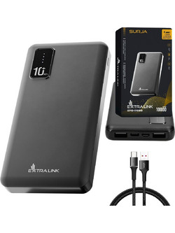 Extralink EPB-098B Black 10000mAh