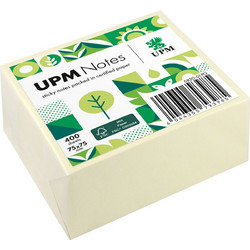 UPM Αυτοκόλλητα Χαρτάκια 75X75mm 400φύλλα